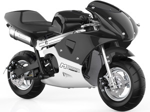 Mototec Phantom Gas Pocket Bike 49cc 2-stroke Black