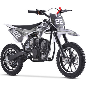 Mototec Demon 40cc 4-Stroke Kids Gas Dirt Bike White Mototec Demon 40cc 4-Stroke Kids Gas Dirt Bike White