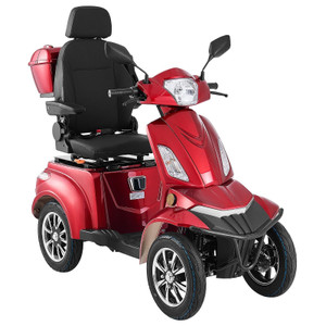 VEVOR Heavy Duty 4-Wheel Mobility Scooter for Seniors & Adults, 500lbs Capacity