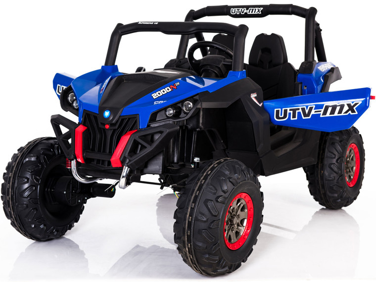 Mini Moto Utv 4x4 12v Blue (2.4ghz Rc)