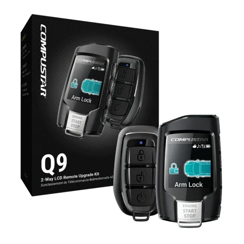 Compustar Q9 2-Way FM LCD Remote Kit 3000' Max Range