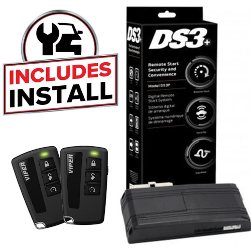 Viper DS3+ 1-Way Digital All-In-One Remote Starter w/ Installation - Auto