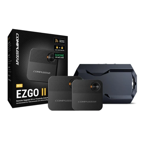 Compustar 1-Way EZGO-II Dual Remote Kit w/  Drone X2