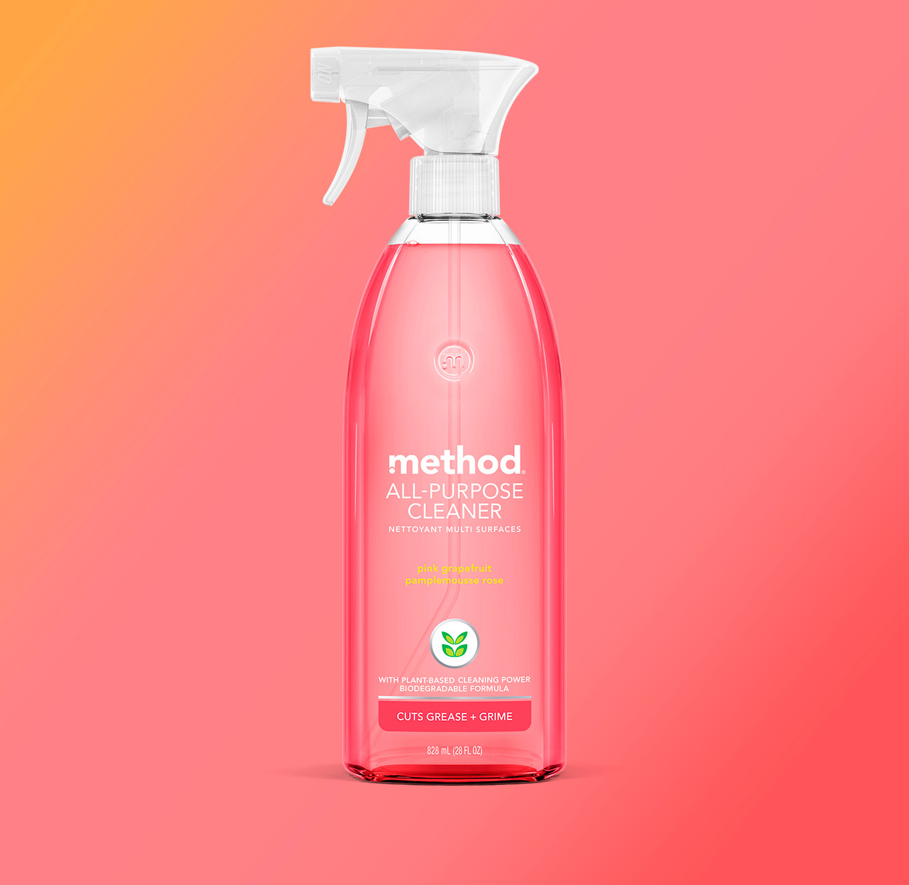 Method All-Purpose Cleaner Spray, Lime + Sea Salt, Plant-Based and  Biodegradable Formula Perfect for Most Counters, Tiles, Stone, and More, 28  oz