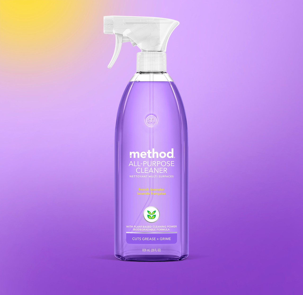 Method All-Purpose Cleaner French Lavender Spray - 28 FZ 8 Pack