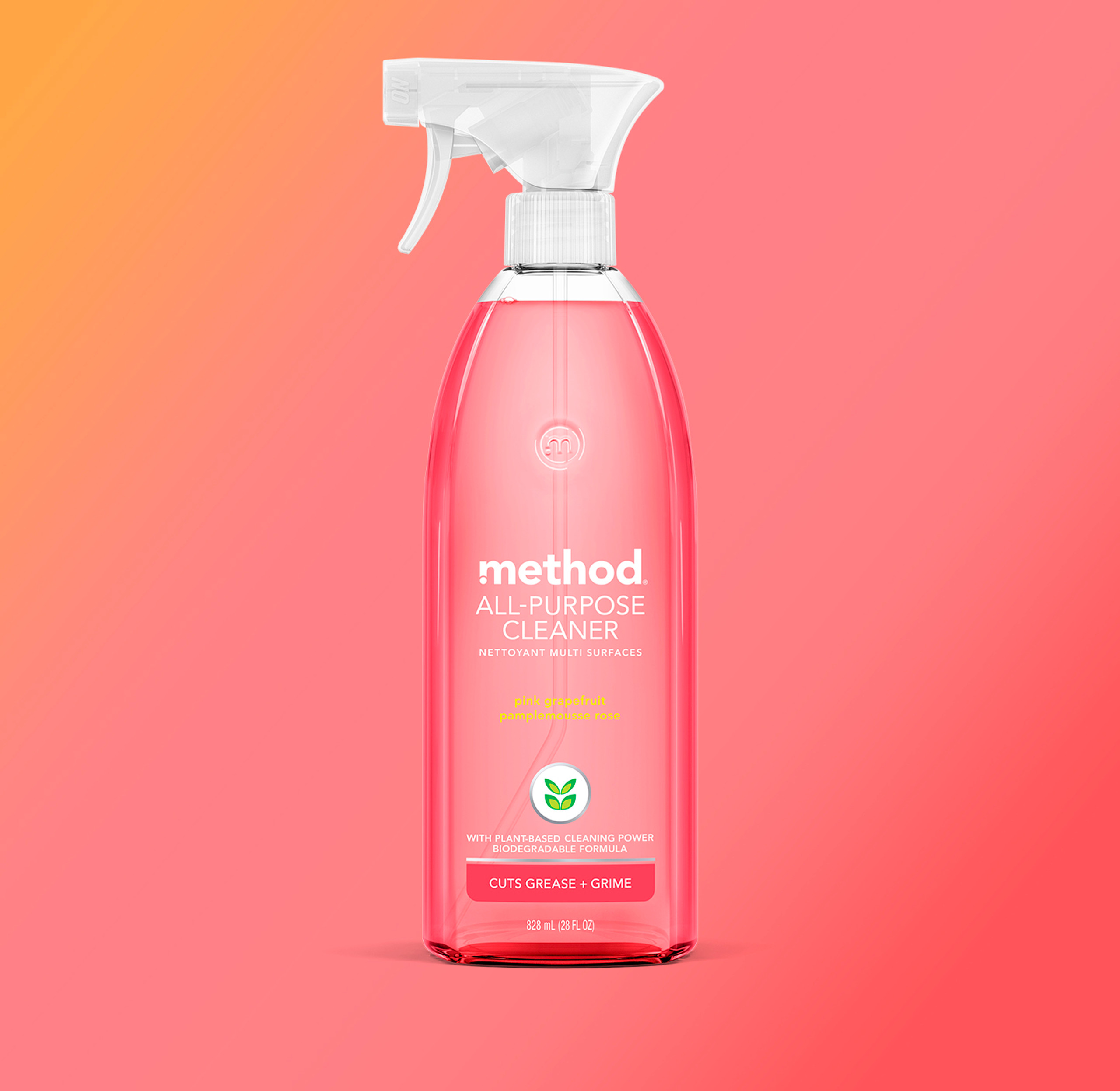 method AllPurpose Cleaner, Pink Grapefruit, 28 fl oz