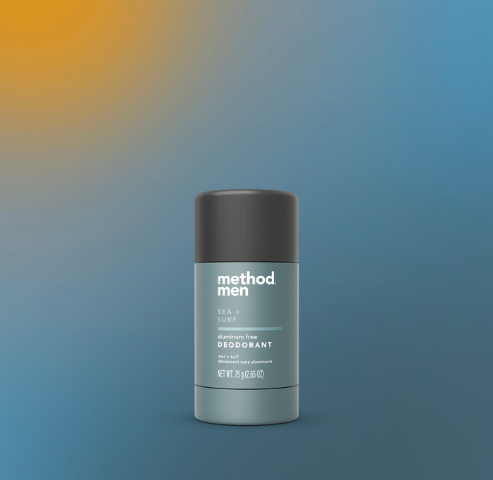 The front of Method’s Sea and Surf deodorant.