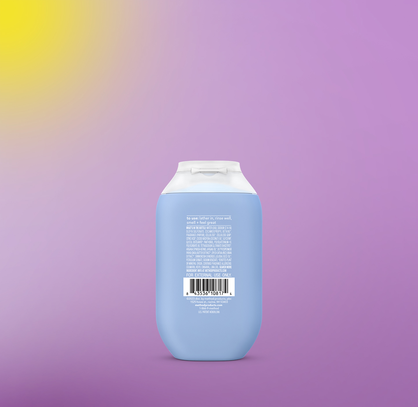 travel size simply nourish shampoo, coconut, rice milk + shea butter