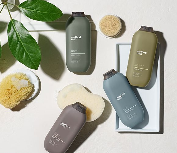 about-us-product-shot.jpg Clean layout of Method Men products in a spa setting
