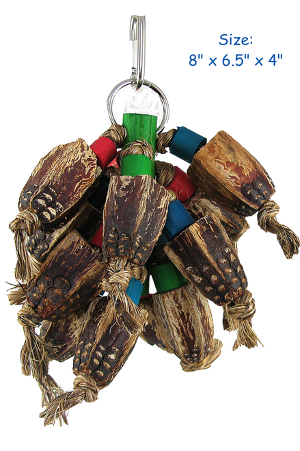 Planet Pleasures All-Natural Bird and Parrot Toys, Perches & Swings