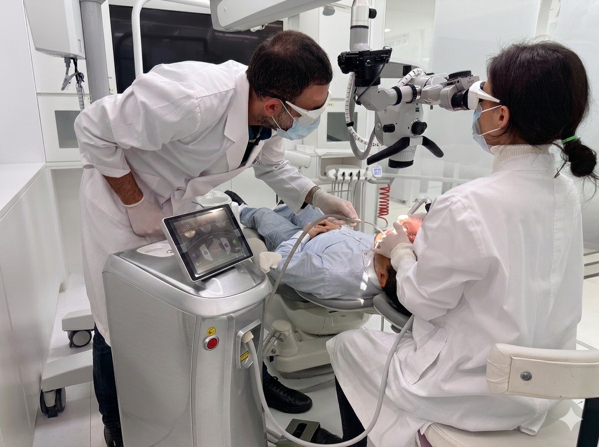 Dental laser treatment