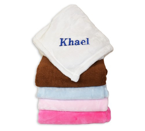 PERSONALIZED PLUSH BABY BLANKET Baby Be Hip