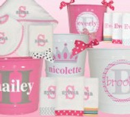 PERSONALIZED BABY GIFTS IN PINK AND GREY ARE HOT! HOT! HOT! PERSONALIZED BABY GIFTS IN PINK AND GREY ARE HOT! HOT! HOT!
