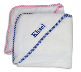 Monogrammed hooded towel Monogrammed hooded towel