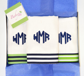 monogrammed burp cloth monogrammed burp cloth