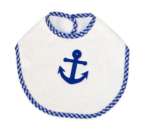 embroidered baby bib