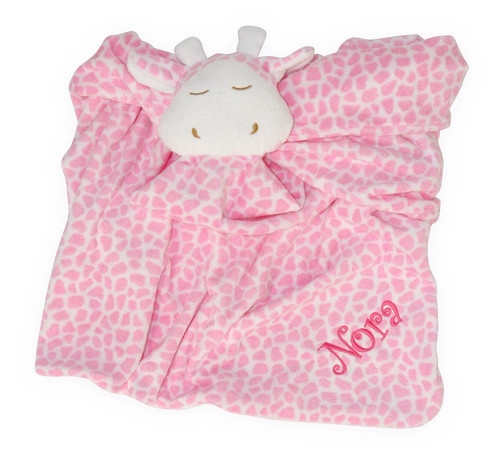 Angel Dear Pink Giraffe Animal Blanket For Baby Girl Baby Be Hip