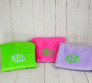 monogrammed beach towel