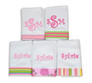 Personalized and monogrammed burp cloth combo 5 pack Personalized and monogrammed burp cloth combo 5 pack