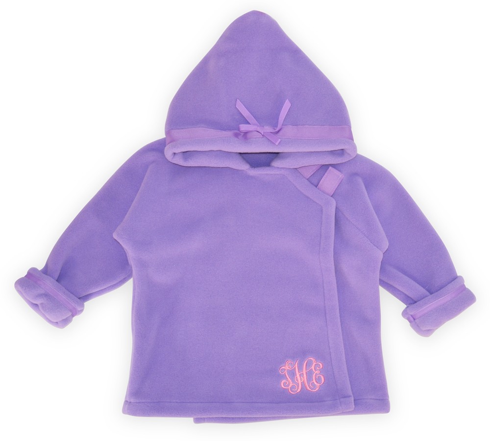 monogram fleece jacket