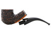 Peterson Dublin Filter 01 Rustic Tobacco Pipe Fishtail Apart