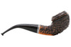 Peterson Dublin Filter 999 Rustic Tobacco Pipe Fishtail Right