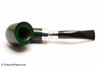 Peterson Spigot Green Spray 01 Smooth Tobacco Pipe Fishtail Top