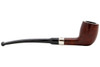 Peterson Specialty Belgique Smooth Nickel Mounted Tobacco Pipe Fishtail Right