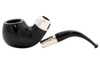 Peterson Ebony Spigot 03 Tobacco Pipe Fishtail Apart