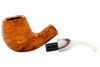 Molina Peppino Natural 105 Bent Apple Tobacco Pipe Apart