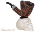Woodwater White Magnetic Skull Pipe Stand Right Side (Pipe not Included)
