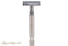 Parker Stainless Closed Comb Three Piece Double Edge Safety Razor Front
