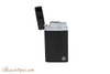 Rattray's Alfie Flat Flame Lighter Black Open 