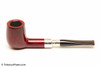 Peterson Spigot Red Spray 106 Smooth Tobacco Pipe Fishtail Left Side