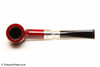 Peterson Spigot Red Spray 106 Smooth Tobacco Pipe Fishtail Top