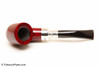 Peterson Spigot Red Spray 01 Smooth Tobacco Pipe Fishtail Top