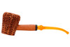 Missouri Meerschaum Let Freedom Ring Corn Cob Tobacco Pipe Bent Left