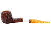 Savinelli Miele Brown Rustic 207 Tobacco Pipe Apart 