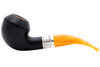 Rattray's Monarch 178 Black Smooth Tobacco Pipe Left