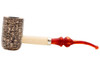 Missouri Meerschaum The Louis Tobacco Pipe - Bent Fiery Orange Left