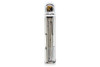 Vertigo Puffer Pipe Lighter - Brown/Chrome Side