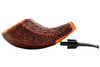 Ser Jacopo R1 Rustic 3 Maxima Panel Horn Tobacco Pipe 101-7852 Apart
