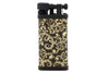 IM Corona Old Boy Matte Black Arabesque Pipe Lighter Front Side