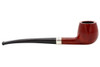 Peterson Junior Terracotta Silver Mounted Canted Apple Fishtail Tobacco Pipe Right