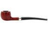 Peterson Junior Terracotta Silver Mounted Prince Fishtail Tobacco Pipe Left