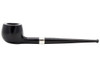 Peterson Junior Ebony Silver Mounted Prince Fishtail Tobacco Pipe Left