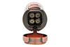 Vertigo Eloquence Quad Torch Cigar Lighter - Brown Top