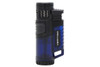 Vertigo Hawk Triple Torch Cigar Lighter - Blue Front