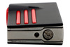 Lotus Orion Twin Pinpoint Torch Flame Lighter - Black/Red Bottom