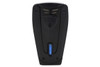 Lotus Fusion Triple Pinpoint Torch Flame Lighter - Black Front